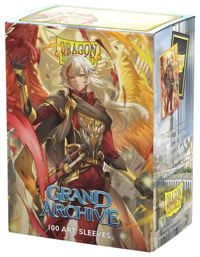 Protectori pentru cărți Dragon Shield - Matte Dual Art Sleeves Standard Size, Grand Archive: Azrael, Archangel of Materia (100 buc.)
