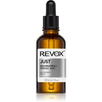 Revox B77 JUST Resveratrol + Ferulic Acid ser antioxidant pentru față și gât 30 ml