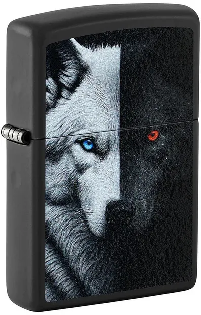 Brichetă Zippo - Two Wolves Design