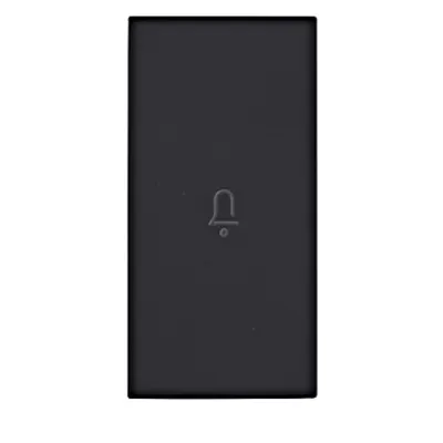 Clapetă cu simbol CLOPOŢEL, 1M, negru