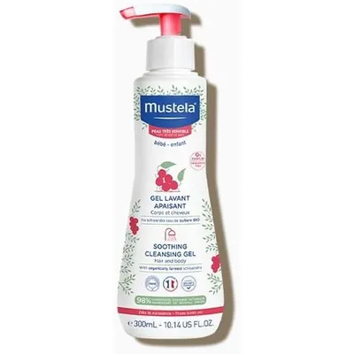 Gel curățare facială, Mustela, piele sensibilă, 300 ml