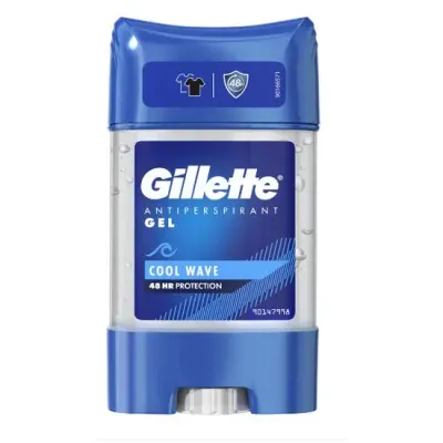 Deodorant antiperspirant stick Gillette Clear Gel Cool Wave, 70 ml Engros