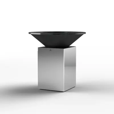 Gratar OFYR 100 Inox Lustruit cu vatra de gatit pe lemne - Editie aniversara