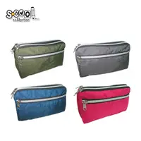 Penar tip etui, 3 fermoare, classic, 20x6x11 cm, S-COOL