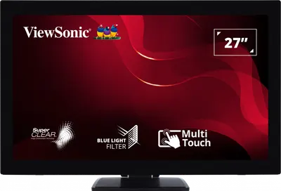 Monitor Consumer ViewSonic TD2760, 27", 1920 x 1080 pixeli, Touchscreen, Black, 3 ani Garantie