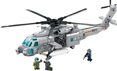 Constructor Sembo Block - Elicopter naval Z-20, 862 piese
