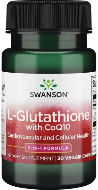 L-Glutathione with CoQ10, 30 capsule, Swanson