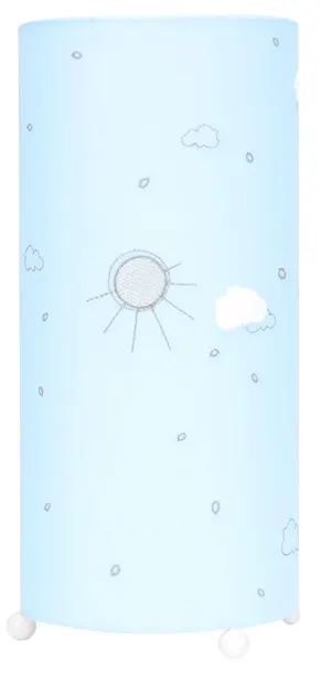 Lampă de noapte cu broderie KikkaBoo Dream Big - Blue, 29 x 13 cm
