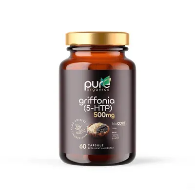 Griffonia (5-HTP) – Echilibru emotional - 60cps PureOrganics