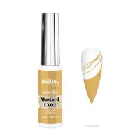 Gel NAILSUP Liner LX02 Dark Yellow 8ml pentru Pictură, Nail Art și Linii Fine