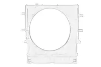 Carcasa ventilator radiator potrivit MERCEDES SPRINTER 3,5-T (B906), SPRINTER 3,5-T (B907, B910), SPRINTER 3-T (B906), SPRINTER 4,6-T (B906),