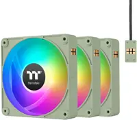 Ventilatoare Thermaltake - CT140 EX, 3 buc, 94.95 CFM, ARGB, verde