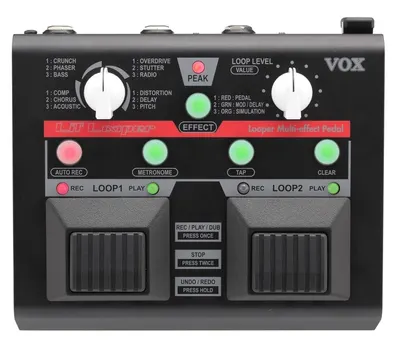 Pedală multiefect VOX - Lil' Looper, 12 efecte