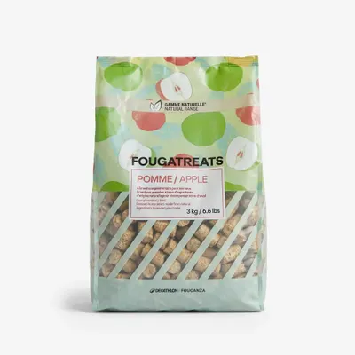 Gustare naturală echitație Fougatreat 3 kg Mere Cal
