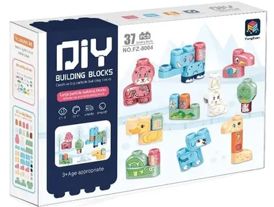 Constructor Raya Toys - Animale, 37 de piese