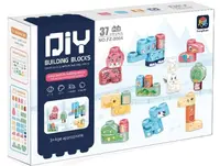 Constructor Raya Toys - Animale, 37 de piese