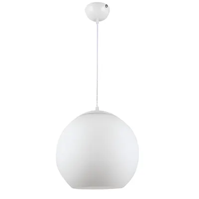 Pendul Pende Alb+Alb 1xE27