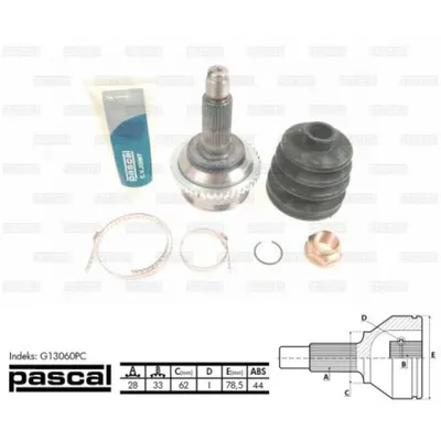 Set articulatie, planetara PASCAL G13060PC