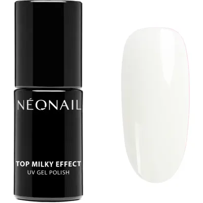 NEONAIL Top Milky Effect lac gel de unghii pentru acoperirea superioară culoare Creamy 7.2 ml