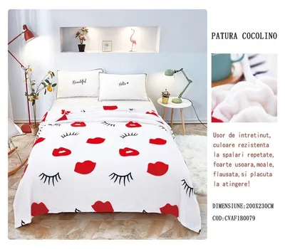 Patura cocolino alba LIPS - HIB170