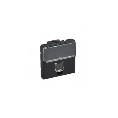 RJ 45 priza Mosaic - category 6 STP - 2 module - pentru negru Edition trunking
