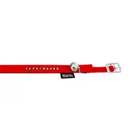 Zgarda Flamingo Red cu Clopotel & Strasuri pentru Pisici 30cm*10mm/67682
