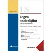 Legea societatilor si legislatie conexa. Actualizata 23 februarie 2026