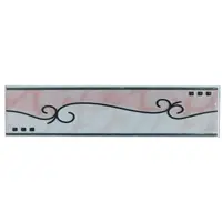 Brau decorativ faianta baie / bucatarie Gozdem Pink 8 x 25