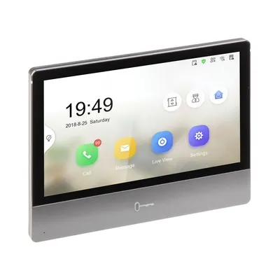 Videointerfon de interior HIKVISION DS-KH8350-WTE1, 7 inch, aparent, 128 MB