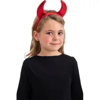 Bentita coarne dracusor rosu metalizat Carnival Toys CT03759