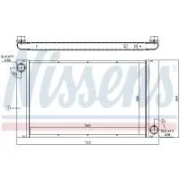 Radiator, racire motor NISSENS 60765