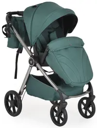 Cărucior combinat 3 în 1 Cangaroo - Unique, Pine-Green