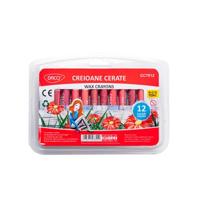 Creion color cerate 12buc/set, Daco