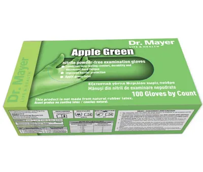 Manusi Examinare Nitril Apple Green Marimea M Dr. Mayer