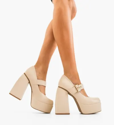 Pantofi dama Luban Bej