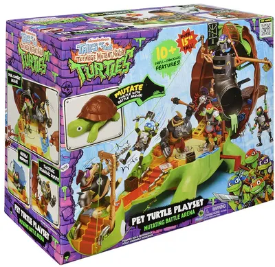 Jucărie pentru copii Playmates TMNT - Adăpost Țestoasă gigant, fără figurine