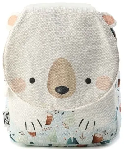 Ghiozdan pentru gradiniță Sassi Munchy The Bear - 1 compartiment , mini