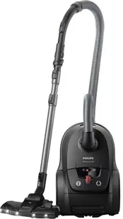 Aspirator cu sac Philips - Performer LED 8000 XD8122/10, HEPA 13, negru