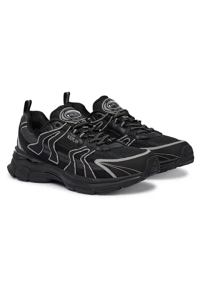 Tenisi barbati GMSD5 .000.C0003T - piele naturala - negru