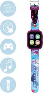 Ceas smart pentru copii Lexibook – Disney Frozen, 8GB memorie, cu cameră