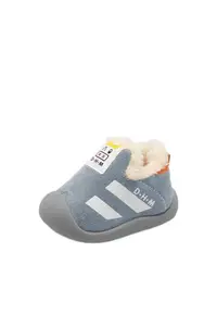 Pantofi Imblaniti - Model Stripes - Baieti - Fara inchidere - Gri