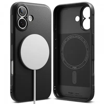 Husa MagSafe pentru Apple iPhone 17, Ringke, Onyx, Neagra
