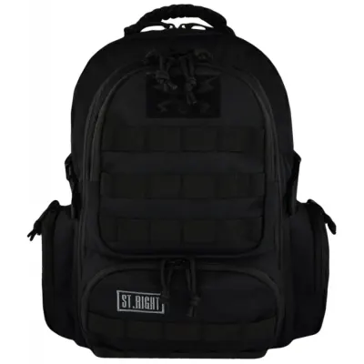 Ghiozdan St Majewski, St Right Military, Negru, 46 cm