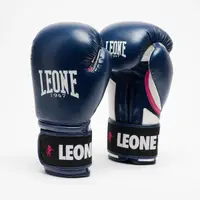 Manusi de Box LEONE Stripe 47 Albastre