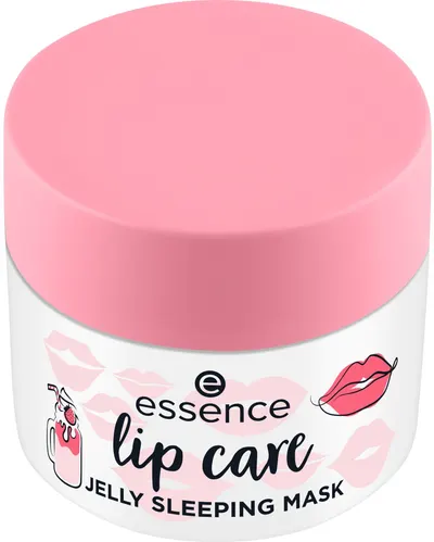 Essence Mască de noapte pentru buze Lip Care Jelly, 02 Strawberry Milkshake, 8 g