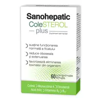Sanohepatic COLESTEROL Plus, Zdrovit | 60 comprimate filmate