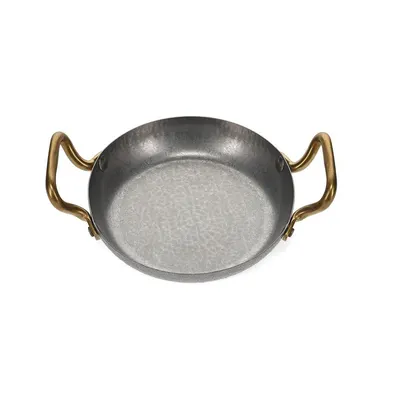 Farfurie argintie pentru servire din metal ø 18 cm Serve – BonBistro