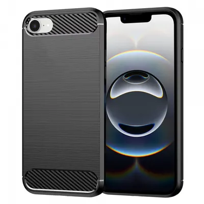 Husa pentru Apple iPhone 17e / 16e, Techsuit, Carbon, Neagra