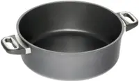 Oală medie AMT - 20 cm, 1 L, neagră