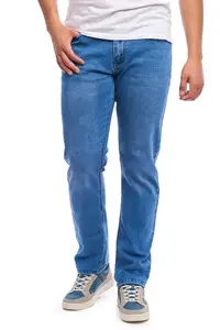 Blugi barbatesti regular fit, Blue Denim (Marime pantalon: W32)